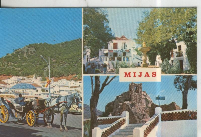 Postal 010427: Vistas diversas de Mijas en Malaga