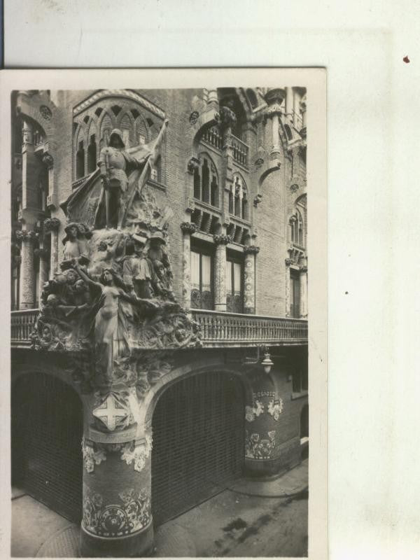Postal 010435: Escultura del Palacio de la Musica de Barcelona