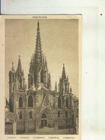 Postal 010439:  Catedral de Barcelona