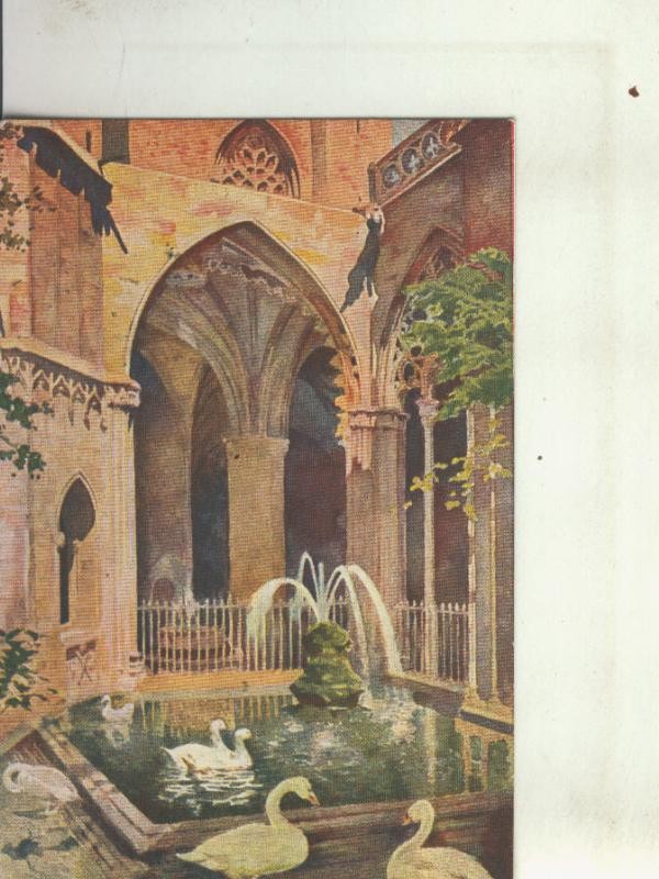 Postal 010444: Fuente de las ocas en la catedral de Barcelona