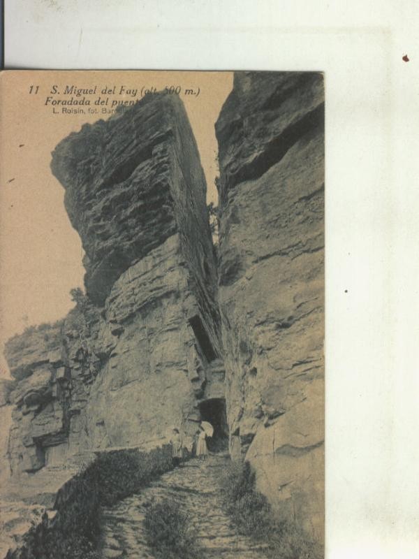 Postal 010461: Foradada del puente en sant Miguel del Fay
