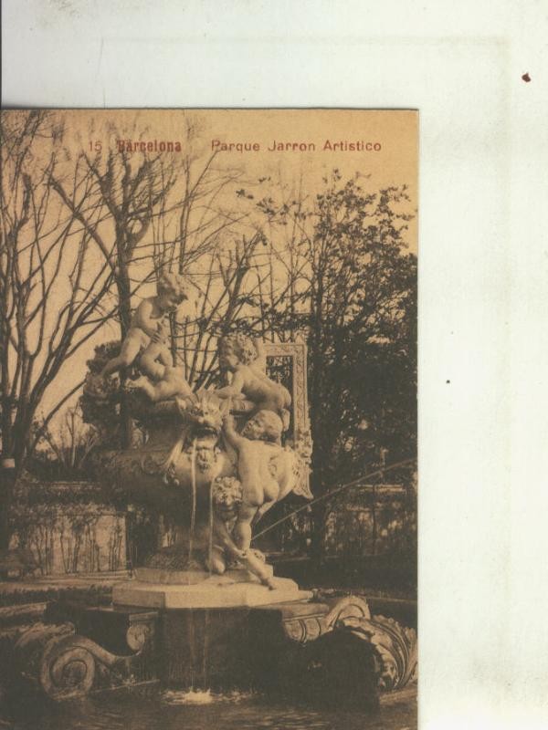 Postal 010471: Fuente en el parque de la ciudadela de Barcelona