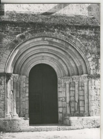 Postal 010482: Portada romanica del temple parroquial de Sant Marti de Sarroca