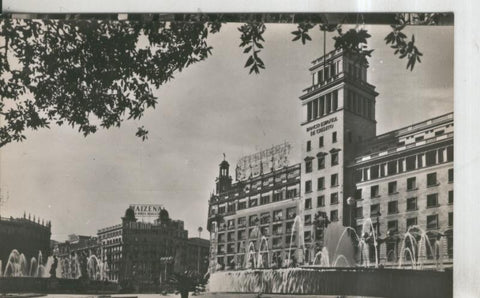 Postal 010485: Fuente de la plaza catalunya en Barcelona