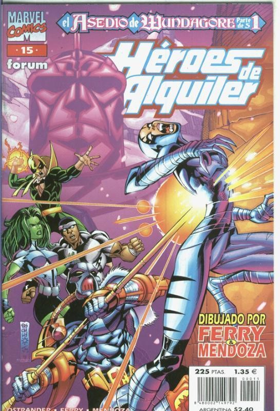 Heroes de Alquiler numero 15 el asedio de Mundagore parte I