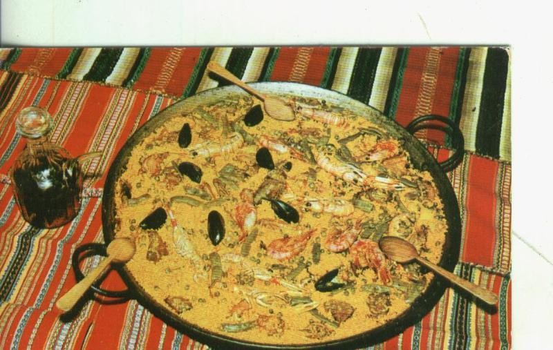 Postal 003845: Paella Valenciana