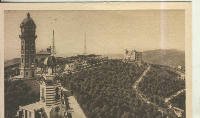 Postal 010526: Vista general del Tibidabo de Barcelona  