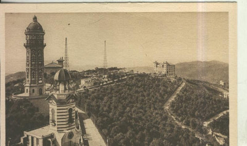Postal 010526: Vista general del Tibidabo de Barcelona  