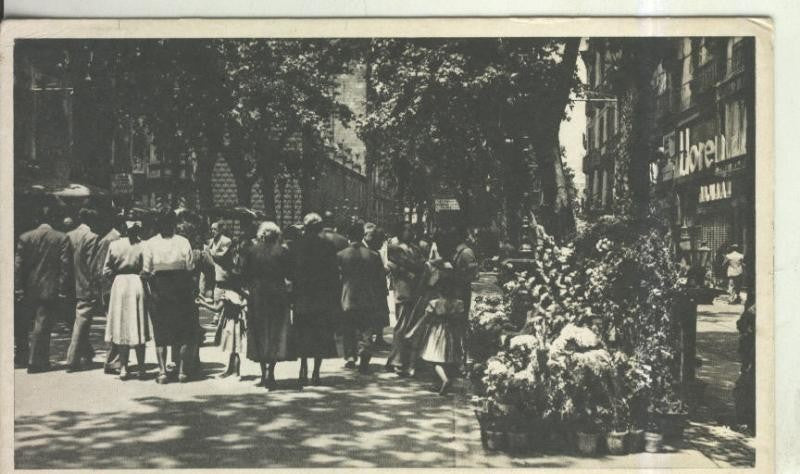 Postal 010534: Rambla de las Flores de Barcelona  