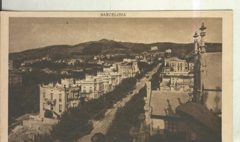 Postal 010539: Avenida del Tibidabo de  Barcelona  