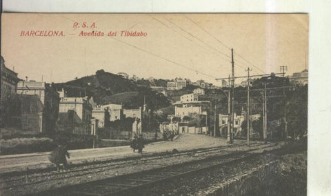 Postal 010552:Avenida del Tibidadbo de Barcelona