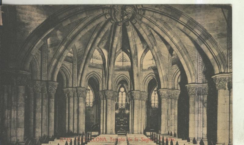 Postal 010553: Cripta templo Sagrada Familia de Barcelona