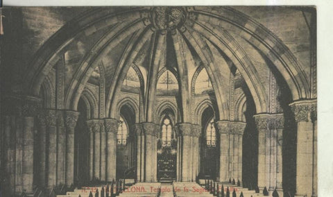 Postal 010553: Cripta templo Sagrada Familia de Barcelona