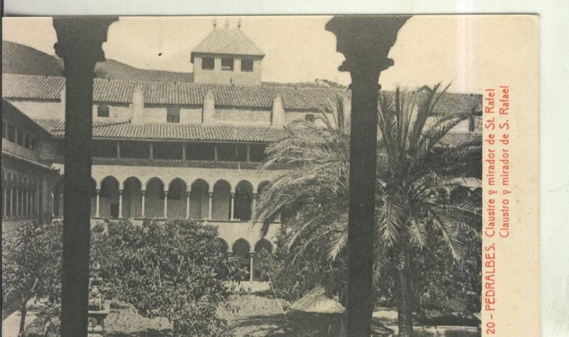 Postal 010555: Claustro y mirador del monasterio de Pedralbes en Barcelona