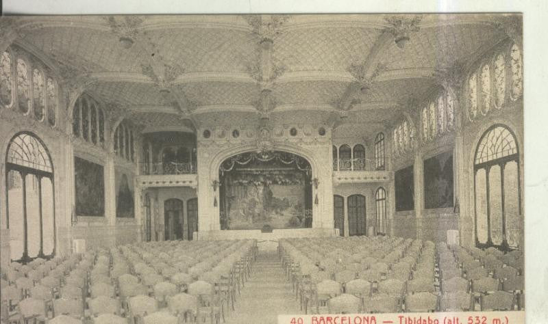 Postal 010560: Sala casino del Tibidabo de Barcelona