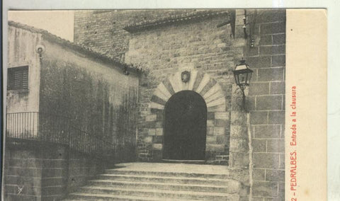 Postal 010561: Entrada a la clausura del monasterio de Pedralbes en Barcelona