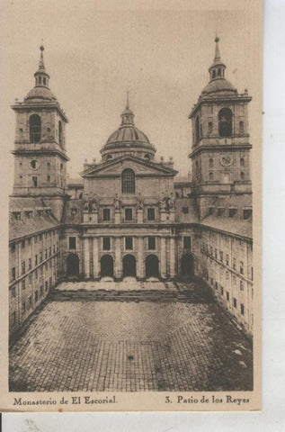 Postal 010830: Patio de los Reyes en El Escorial, Madrid