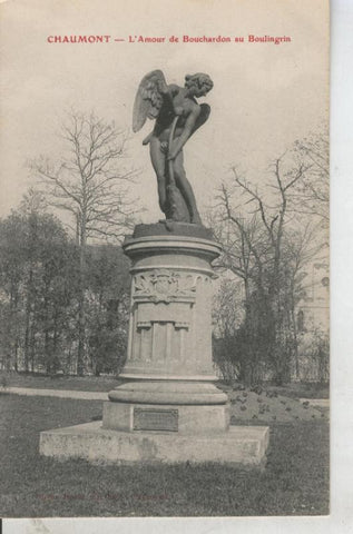 Postal 010833: L´Amour de Bouchardon au Boulingrin en Chaumont, Francia
