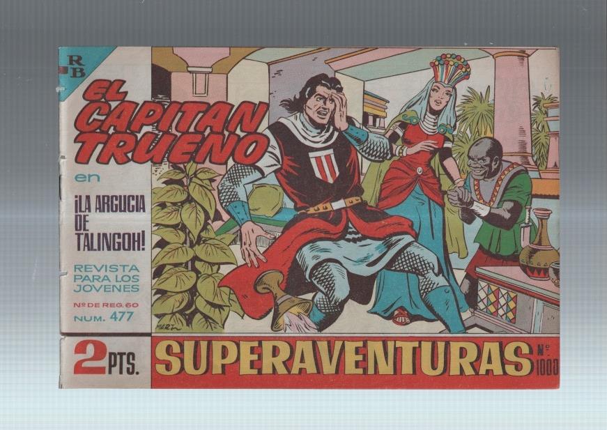 El Capitan Trueno original numero 477: La argucia de Talingho