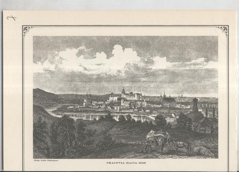 Lamina 07: Cracovia hacia 1850