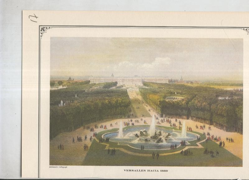 Lamina 17: Versalles hacia 1860