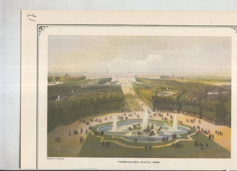 Lamina 17: Versalles hacia 1860