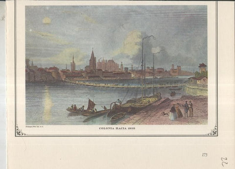 Lamina 22: Colonia hacia 18590