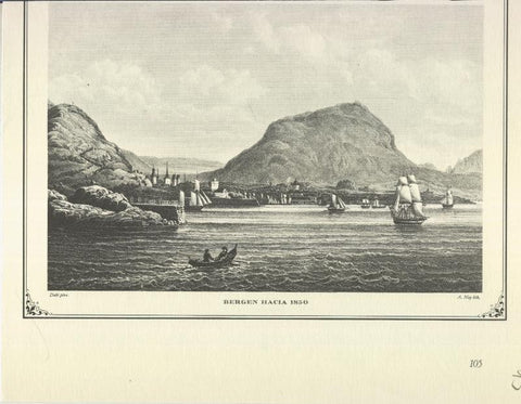 Lamina 43: Bergen hacia 1850