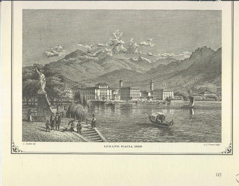 Lamina 53: Lugano hacia 1860