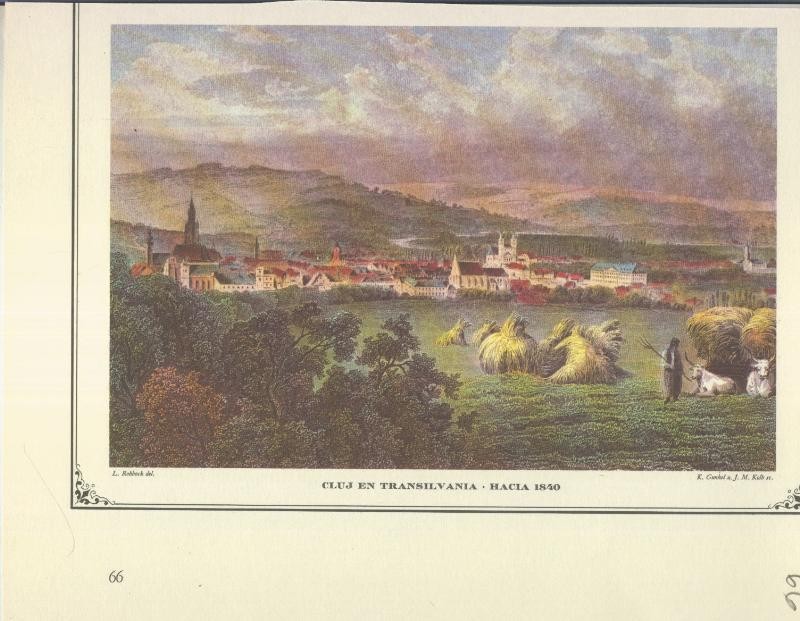 Lamina 66: Cluj en Transilvania hacia 1840