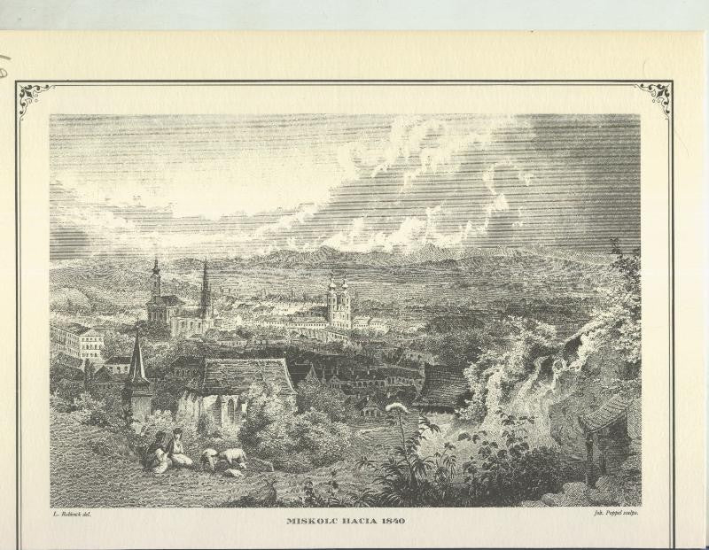 Lamina 69: Miskolc hacia 1840
