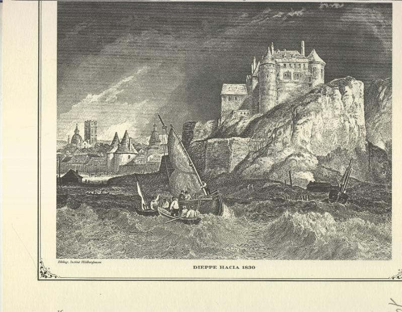 Lamina 74: Dieppe hacia 1830