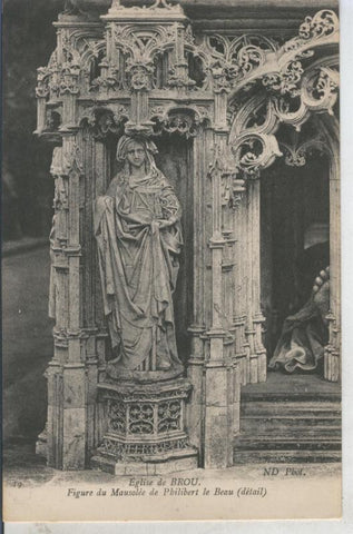 Postal 010844: Figura du Mausolie de Philibert le Beau en la eglise de Brou