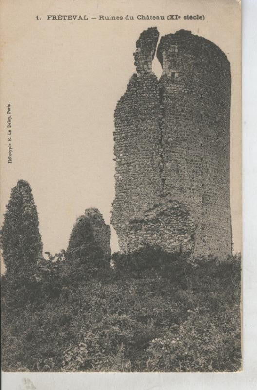 Postal 010849: Freteval-Ruines du chateu