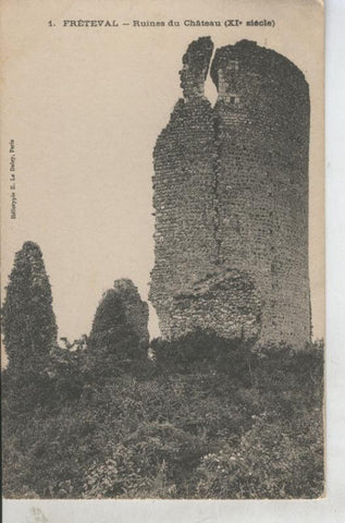 Postal 010849: Freteval-Ruines du chateu