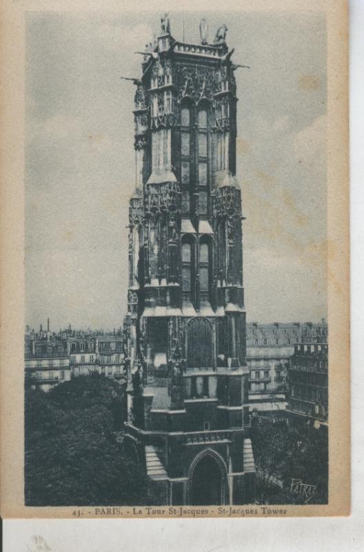 Postal 010852: La Torre St Jacques de Paris