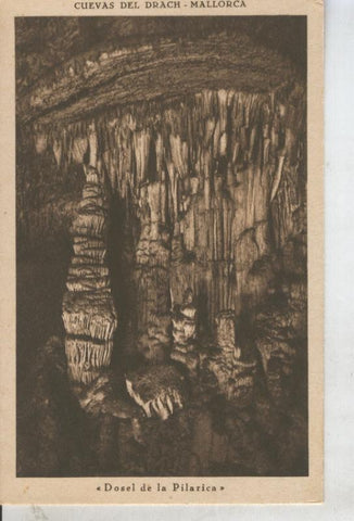 Postal 010863: Dosel de la Pilarica en las cuevas del Drach en Mallorca