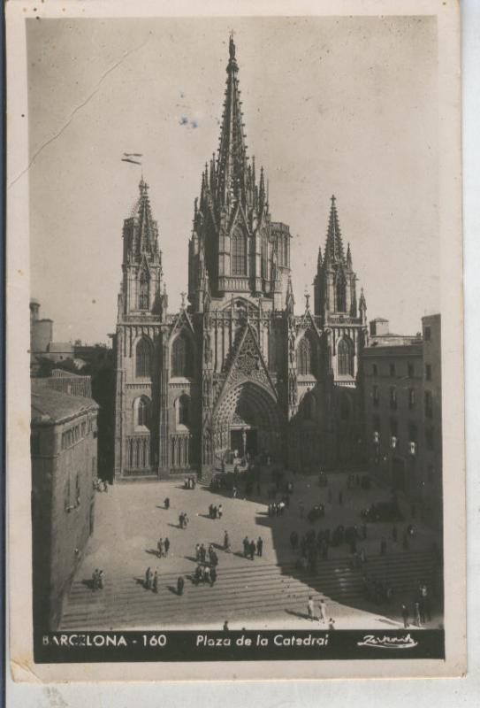 Postal 010863: Plaza de la catedral de Barcelona