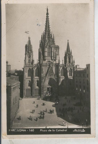 Postal 010863: Plaza de la catedral de Barcelona