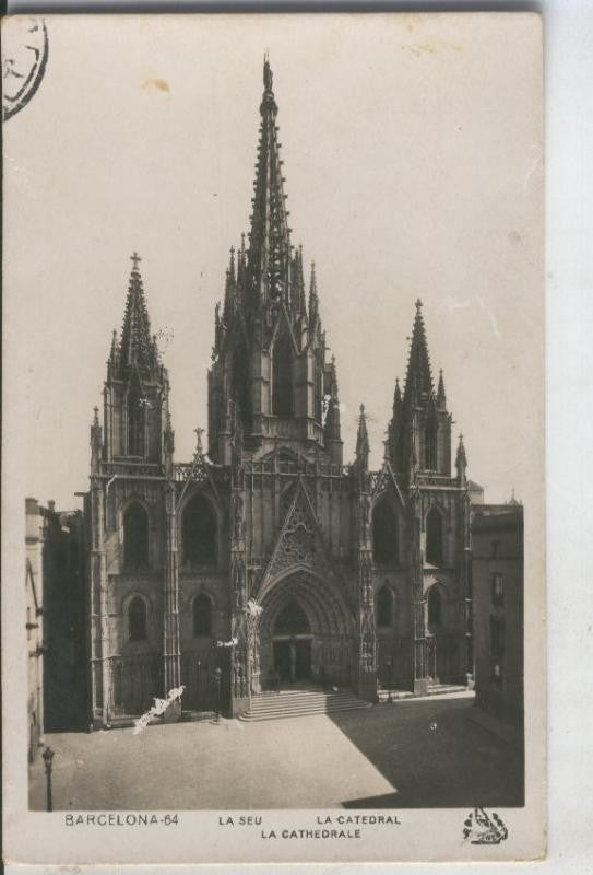 Postal 010865: La Catedral de Barcelona