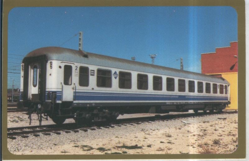 Postal 010876: Coche de viajeros Bc10x-12625 en Madrid 1998