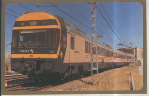 Postal 010879; Electrotren 444-507-8 en zaragoza 1989