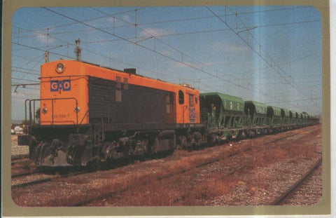 Postal 010890: Tren de mercancias, la cartuza, zaragoza 2002