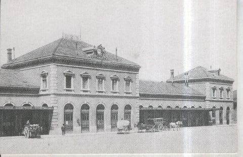 Postal 010898: Estacion de MZa, Zaragoza,Campo Sepulcro en 1910