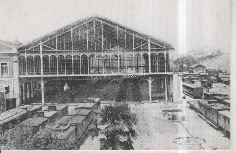 Postal 010900: Estacion del Norte, Madrid en 1900