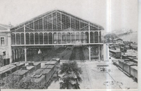 Postal 010900: Estacion del Norte, Madrid en 1900
