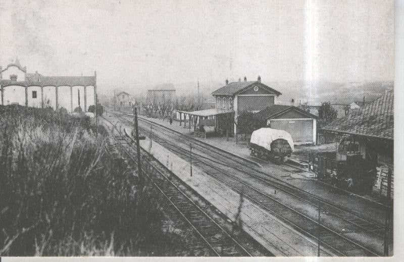 Postal 010902: Estacion de Mollet, Barcelona en 1910