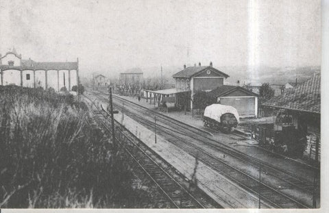 Postal 010902: Estacion de Mollet, Barcelona en 1910