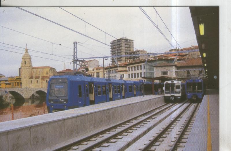 Postal 010931: ETB FF.CC Vascos, unidades electricas serie 200/3500, Bilbao