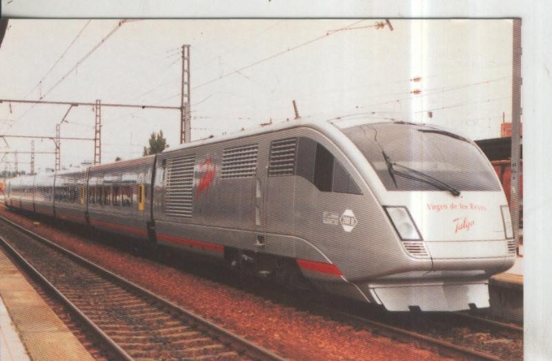 Postal 010951: Talgo XXV-Virgen de los Reyes en leon en 2000